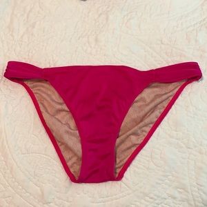 Pink bathing suit bottom